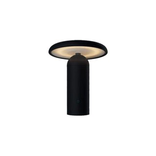 Table Light Rechargable 2W 3000Κ Black Aether Phos