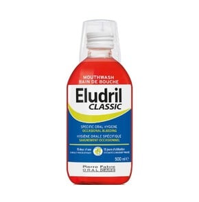 Eludril Classic Antibacterial Mouthwash, 500ml