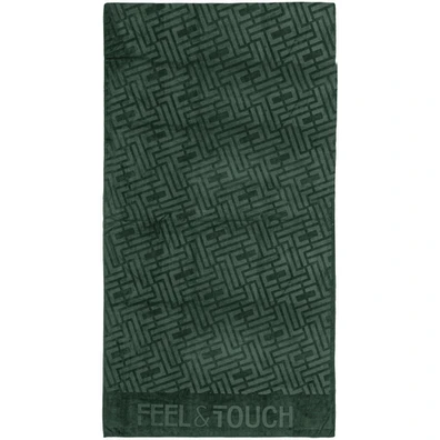 Πετσέτα Θαλάσσης Icon Verde 90x170 Feel and Touch 