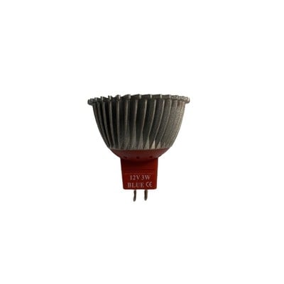 Λάμπα Led Μr16 1Led 3W 12V 460Lm Μπλε