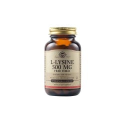 Solgar L-Lysine 500mg Συμπλήρωμα Διατροφής Για Πρόληψη & Επιτάχυνση Χρόνου Ανάρρωσης Του Απλού Έρπη 50 φυτικές κάψουλες