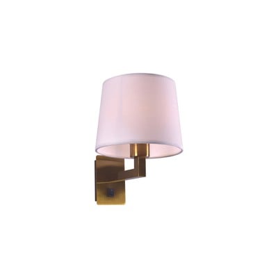 Wall Lamp Arb-237-1A Dona Base Brass With Spiral L