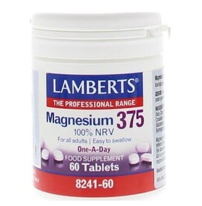 Lamberts Magnesium 375 Συμπλήρωμα Διατροφής Με τις