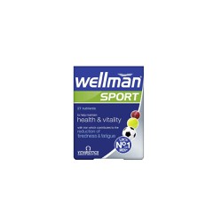 Vitabiotics Wellman Sport Nutrition Supplement for Men For Energy & Stimulation 30 tabs