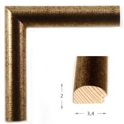 Καθρέπτης με ξύλινη ασημί-σκουριά κορνίζα 60x80/70