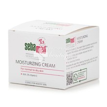 Sebamed Moisturizing Cream - Ενυδατική & Αντιοξειδωτική Κρέμα Προσώπου για Κανονικό / Ξηρό Δέρμα, 75ml