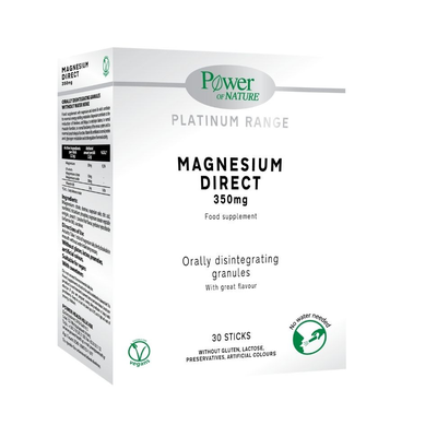 Power of Nature Magnesium Direct 350mg για την Υγε