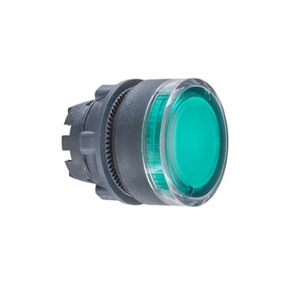Illuminated Pushbutton Head F22 LED Green ΗΜ22 ZB5