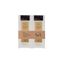 Korres Promo (1+1 Δώρο) Abyssinia Superior Gloss Colorant Μόνιμη Βαφή Μαλλιών No.4.0 Καστανό 2x50ml
