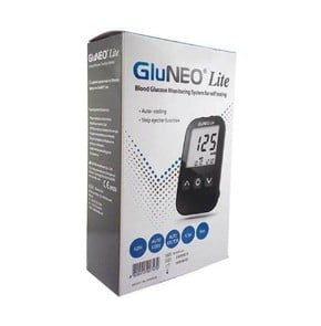 Gluneo Lite Blood Glucose Meter, 1pc & Replacement