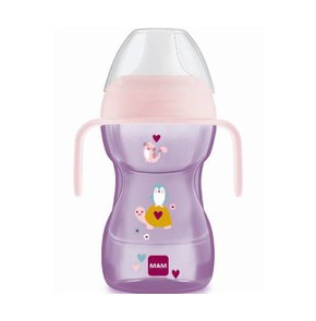 MAM Fun to Drink Cup for Girls for 8+ Months, 270m
