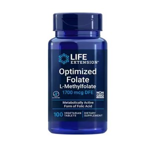 Life Extension Optimized Folate L-Methyfolate 1700