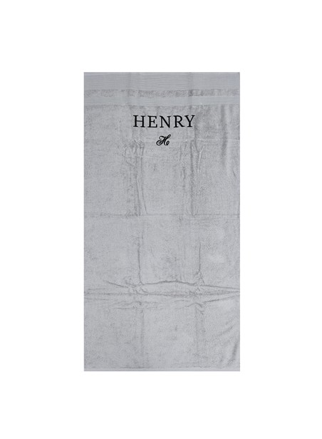 Henry clothing grey towel 80x160