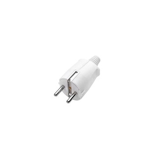 Elecrical Plug Extension Male 16A Straight White T