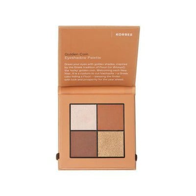 Korres Golden Coin Eyeshadow Palette Παλέτα Σκιών 