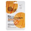 Natura Siberica Lab Biome Vitamin C Therapy Sheet Mask - Υφασμάτινη Μάσκα Προσώπου για Λάμψη, 25gr