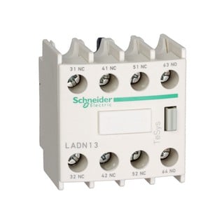 Auxiliary Contact Block 4Nc - Ladn04