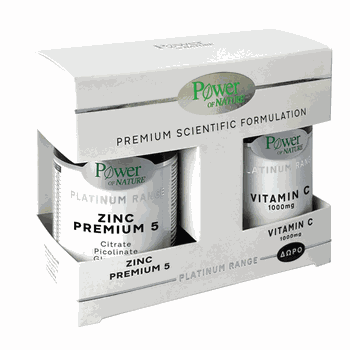 POWER HEALTH PLATINUM RANGE ZINC PREM 5 30CAPS + V