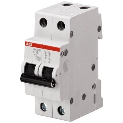 Mini Circuit Breaker Sh202T-C 6 C-Char. 3Ka 6A 2P