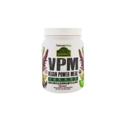 Natures Plus Source of Life Garden VPM Vegan Power Meal Naked Unflavoured Certified Organic Vegan Protein From Sunflower Pea Quinoa & Rice 645gr