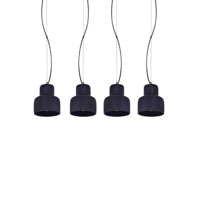 Pendant Light Se 153-125-4 Myra Cement+ Black Ceme