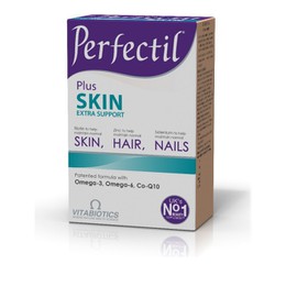 Vitabiotics Perfectil Plus Skin Extra Support, Ολοκληρωμένη Φόρμουλα για Μαλλιά Νύχια & Δέρμα 2x28 tabs