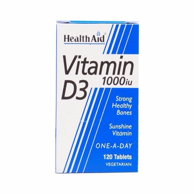 Health Aid - Vitamin D3 1000iu - 120tabs