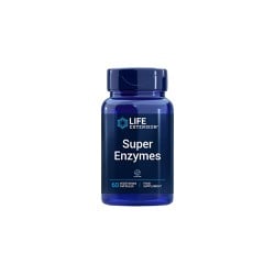 Life Extension Super Enzymes Food Supplement With Enzymes For The Good Functioning Of The Digestive System 60 herbal capsules