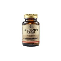 Solgar L-Glutamine 500mg Συμπλήρωμα Γλουταμίνης Για Την Υγεία Ανοσοποιητικού Συστήματος Εντέρων & Εγκεφάλου 50 φυτικές κάψουλες