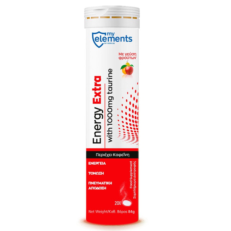 Energy Extra with Taurine Effervescent Tablets 20s