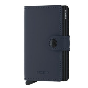 Δερμάτινο Πορτοφόλι RFID Miniwallet Matte, Nightbl