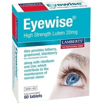 Lamberts Eyewise High Strength Lutein 20mg 60tabs