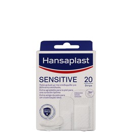 Hansaplast Sensitive Επιθέματα για την Κάλυψη & Προστασία Μικρών Πληγών, 20τεμ