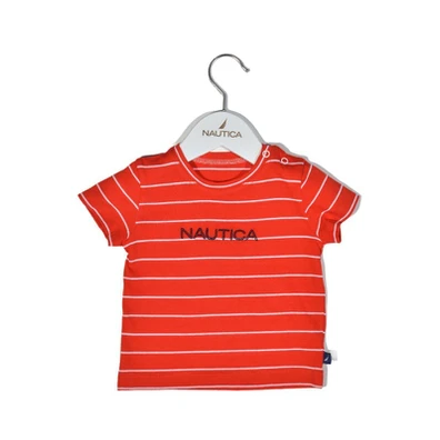 Nautica Des.16 t-Shirt  Jersey Organic Κόκκινο Ριγ
