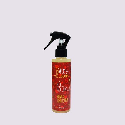 ALOE+COLORS Home & Linen Spray Ho Ho Ho-Αρωματικό Σπρέι Χώρου Με Άρωμα Μελομακάρονο 150ml