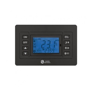 Programmable Heating-Cooling Thermostat Anthracite