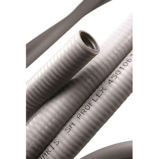 Σωλήνας Σπιράλ PVC Μεσαίου Τύπου Φ13.5 Γκρι Profle