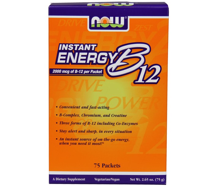 NOW B-12 INSTANT ENERGY 2000MCG 75PACKETS