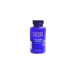 Higher Nature Glutamine Powder Συμπλήρωμα Διατροφής Γλουταμίνης Σε Σκόνη 100gr