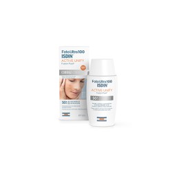 ISDIN FotoUltra 100 Active Unify Fusion Fluid Αντηλιακό Προσώπου SPF50+ 50ml