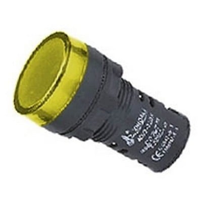 Door Indicator Lamp Φ22 Led Yellow 12Vac/Dc