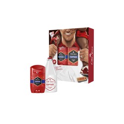 Old Spice Promo Captain Gift Set For The Best Father For Men With Captain Deodorant Spray 50ml + Captain After-Shave Lotion 100ml 