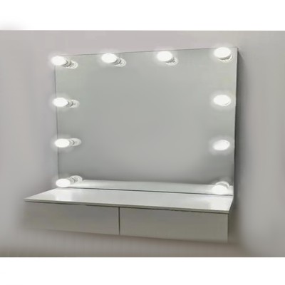 Makeup mirror hollywood 90x70 with lamps on three 