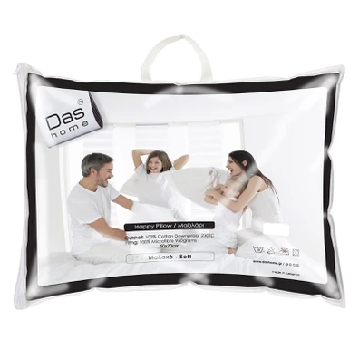 Das Home Μαξιλαρι 50χ70 Happy 1025 White 50x70