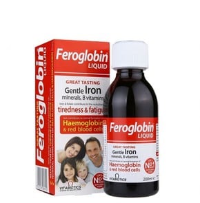 Vitabiotics Feroglobin B12 Υγρός Σίδηρος με Βιταμί