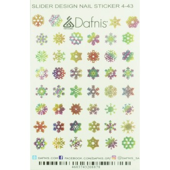 SD4-43 DECAL NAIL STICKERS COLOR a/b