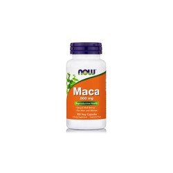 Now Maca 500mg Dietary Supplement From The Maca Plant For Energy & Libido Enhancement 100 Capsules