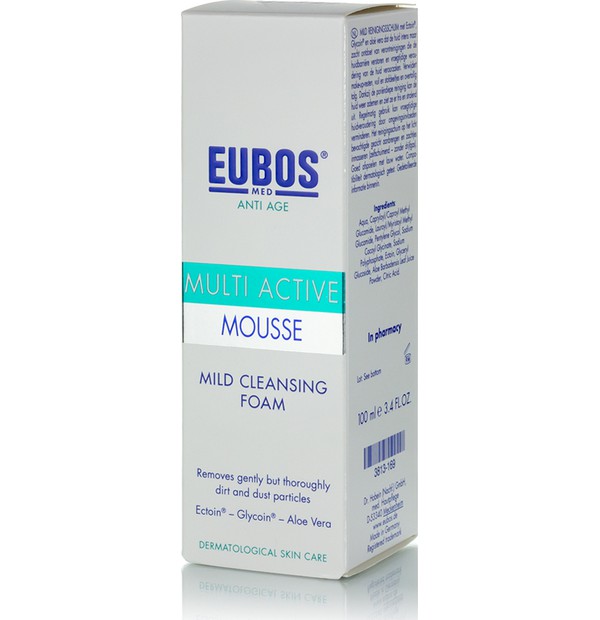 Eubos Multi Active Mousse Mild Cleansing Foam Απαλός Αφρός Καθαρισμού Προσώπου, 100ml