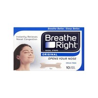 Breathe Right Clear 10τμχ - Ρινικές Ταινίες Μεσαίο