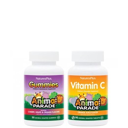 Nature's Plus Promo με Animal Parade Gummies, 50gummies & Animal Parade Vitamin C, 90tabs, 1σετ